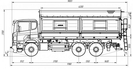 Продажа самосвала AMKAR-658961-43 в г. Находка